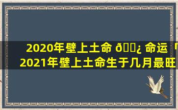 2020年壁上土命 🌿 命运「2021年壁上土命生于几月最旺」